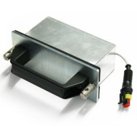 Additional battery for lift fork weighing system